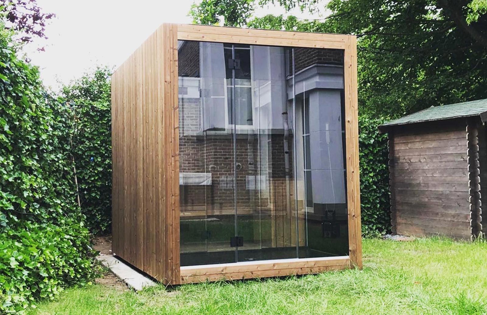 Wood Sauna Made From Sustainable Hardwood